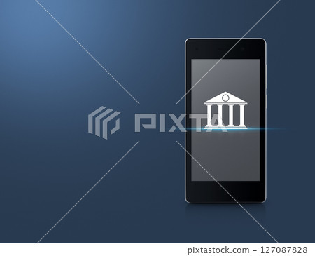 Mobile banking concept Mobile banking concept 127087828