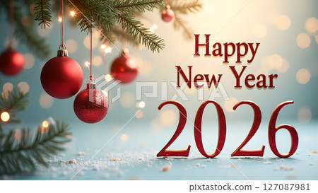 Enchanting new year 2026 celebration with snow-covered golden numbers display Enchanting new year 2026 celebration with snow-covered golden numbers display 127087981