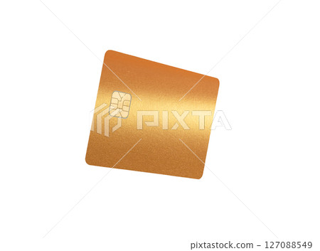 Glossy debit card concept. Sleek plastic bankcard with chip shown in tilted perspective for credit, Glossy debit card concept. Sleek plastic bankcard with chip shown in tilted perspective for credit, 127088549