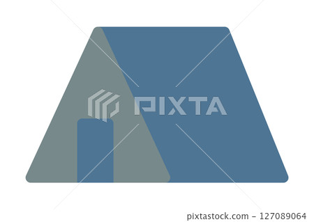 露營/帳篷圖示說明 127089064