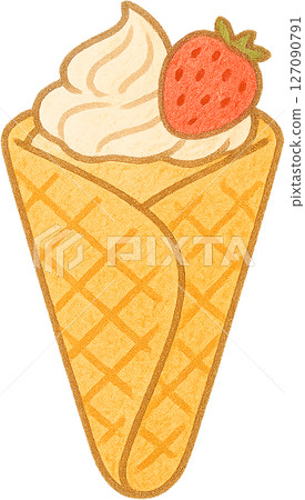 甜草莓可麗餅 127090791