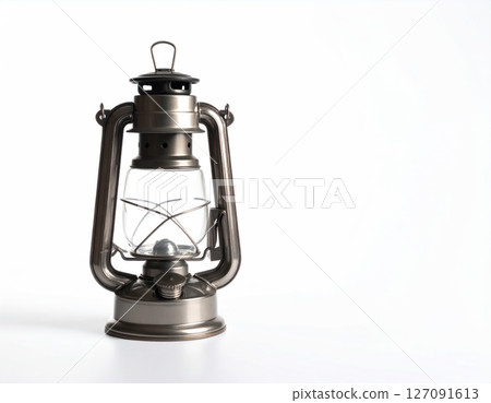 Vintage Metal Lantern with Elegant Design 127091613