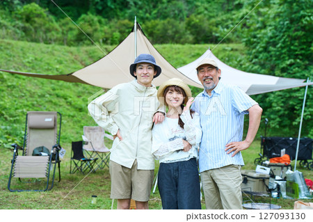 露營 戶外烤肉BBQ 家庭 親子 127093130