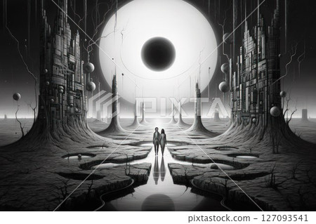 Enigmatic seers with the ability to glimpse the future - Generative AI 127093541