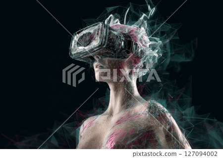 Modern Representations of Virtual Reality Through Futuristic Abstract Art. 127094002
