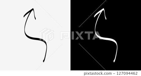 Hand-drawn arrows, lines, and reaction icon set Hand-drawn arrows, lines, and reaction icon set 127094462