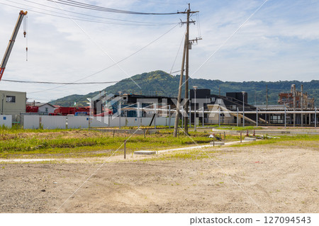 A view of the development area around Hayato Station in Kirishima City, Kagoshima Prefecture [June 2025] 127094543