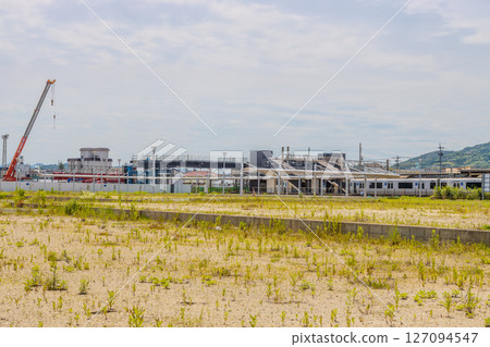 A view of the development area around Hayato Station in Kirishima City, Kagoshima Prefecture [June 2025] 127094547