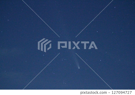 Comet Atlas in the western sky Comet Atlas in the western sky 127094727
