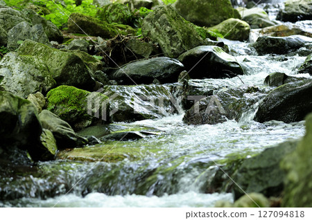 Stream water flow 127094818