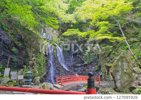 我去了犬鳴山的七寶龍寺，這是一座被翠綠環繞的修行聖地。 127095926