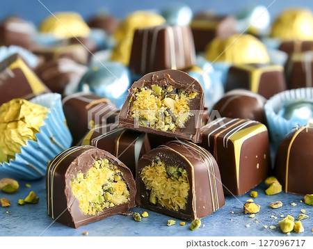 Image material of delicious Dubai chocolate 127096717