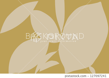 Abstract art background yellow color 127097241