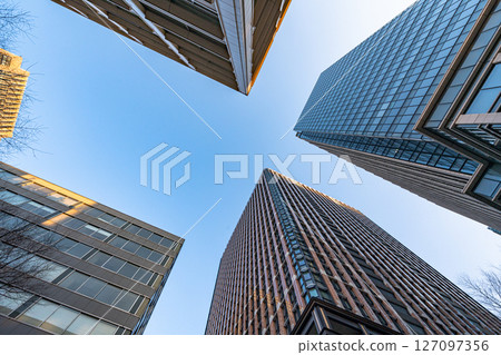 Look up at the building group 127097356
