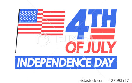 Patriotic American independence day holiday 127098567