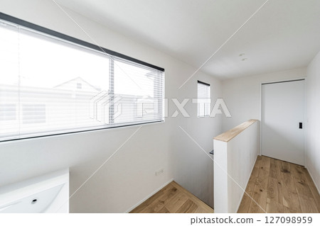 The second floor hall where natural light spreads gently 127098959