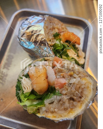 Mexican food. Fast food. Burrito 127100092