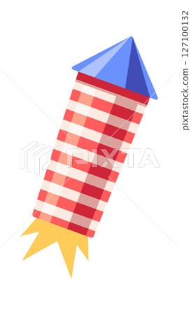 Independence day celebratory firework rocket Independence day celebratory firework rocket 127100132