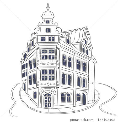 Historic house in Prague, Czech Republic 127102408