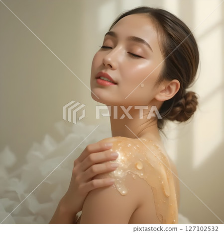 Luxurious Skincare: Golden Hour Glow 127102532