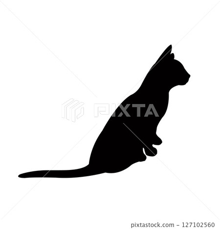 a cat body silhouette vector a cat body silhouette vector 127102560