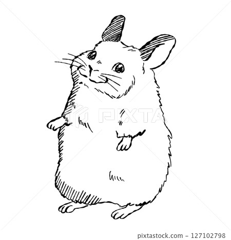 Vector Illustration Of Cute Mouse Character Cartoon Animal Drawing 127102798