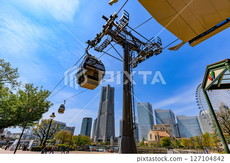 Yokohama Air Cabin, an urban ropeway in Yokohama, Kanagawa Prefecture 127104842