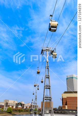 Yokohama Air Cabin, an urban ropeway in Yokohama, Kanagawa Prefecture 127104859
