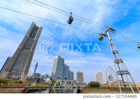 Yokohama Air Cabin, an urban ropeway in Yokohama, Kanagawa Prefecture 127104860