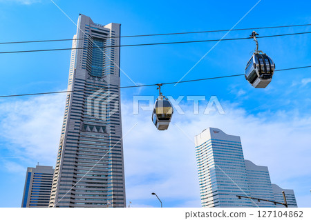 Yokohama Air Cabin, an urban ropeway in Yokohama, Kanagawa Prefecture 127104862