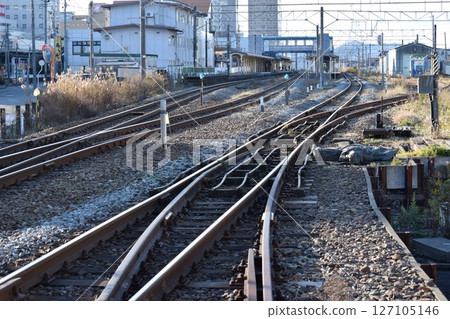 鐵軌分支點 鐵軌分支點 127105146