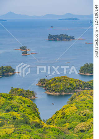 （長崎縣）從天海峰展望台眺望九十九島 - 環島遊船 127106144