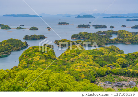 （長崎縣）從天海峰展望台眺望九十九島 - 環島遊船 127106159