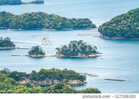 (長崎縣)從天海峰展望台眺望九十九島 - 環島遊船 (長崎縣)從天海峰展望台眺望九十九島 - 環島遊船 127106163