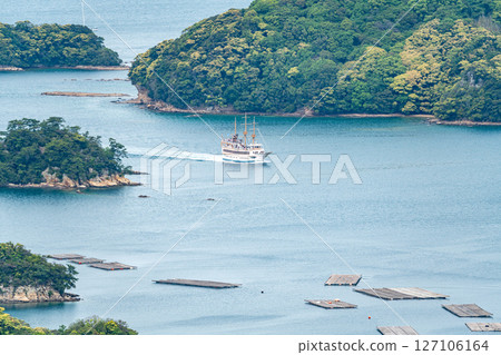 (長崎縣)從天海峰展望台眺望九十九島 - 環島遊船 (長崎縣)從天海峰展望台眺望九十九島 - 環島遊船 127106164
