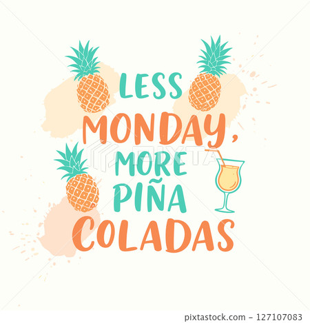 summer, cocktail, poster 127107083