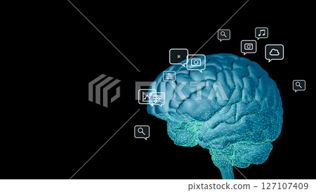 Conversational AI concept visual Conversational AI concept visual 127107409