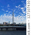 Clouds over the Sumida River and the Skytree 127107430