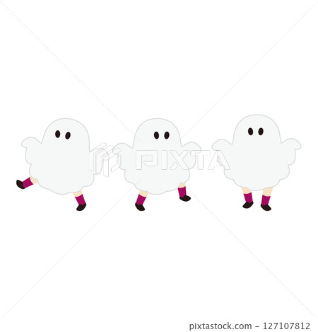 Cute dancing ghosts 2 127107812