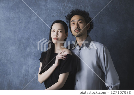 男性和女性凝視 127107988