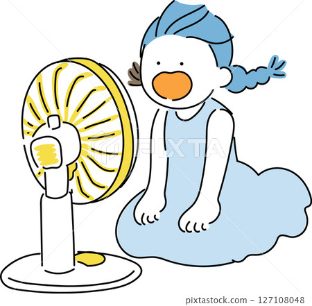 Children enjoying summer_Fan_Summer colors Children enjoying summer_Fan_Summer colors 127108048