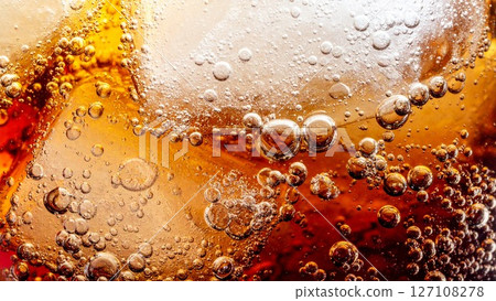 Carbonated cola style background material texture AI generated material 127108278