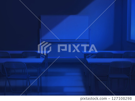 白板與桌椅並排擺放 - 背景圖03 127108298