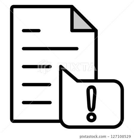 Illustration icon material: Document file 127108529