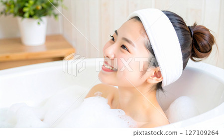 亞洲美女（沐浴時光） 127109264