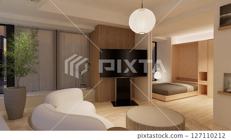 Japandi simple living 127110212