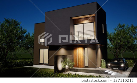 別緻的獨立式住宅外觀 127110215