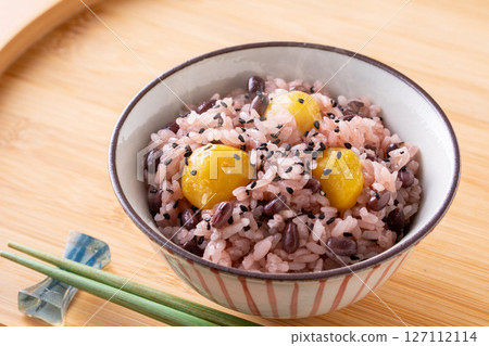 Chestnut red rice 127112114
