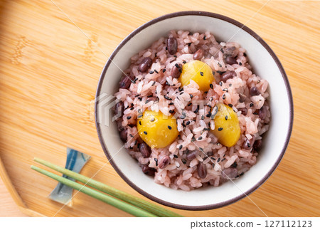 Chestnut red rice 127112123