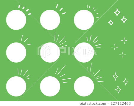 A set of hand-drawn lines that can be used to emphasize areas 127112463